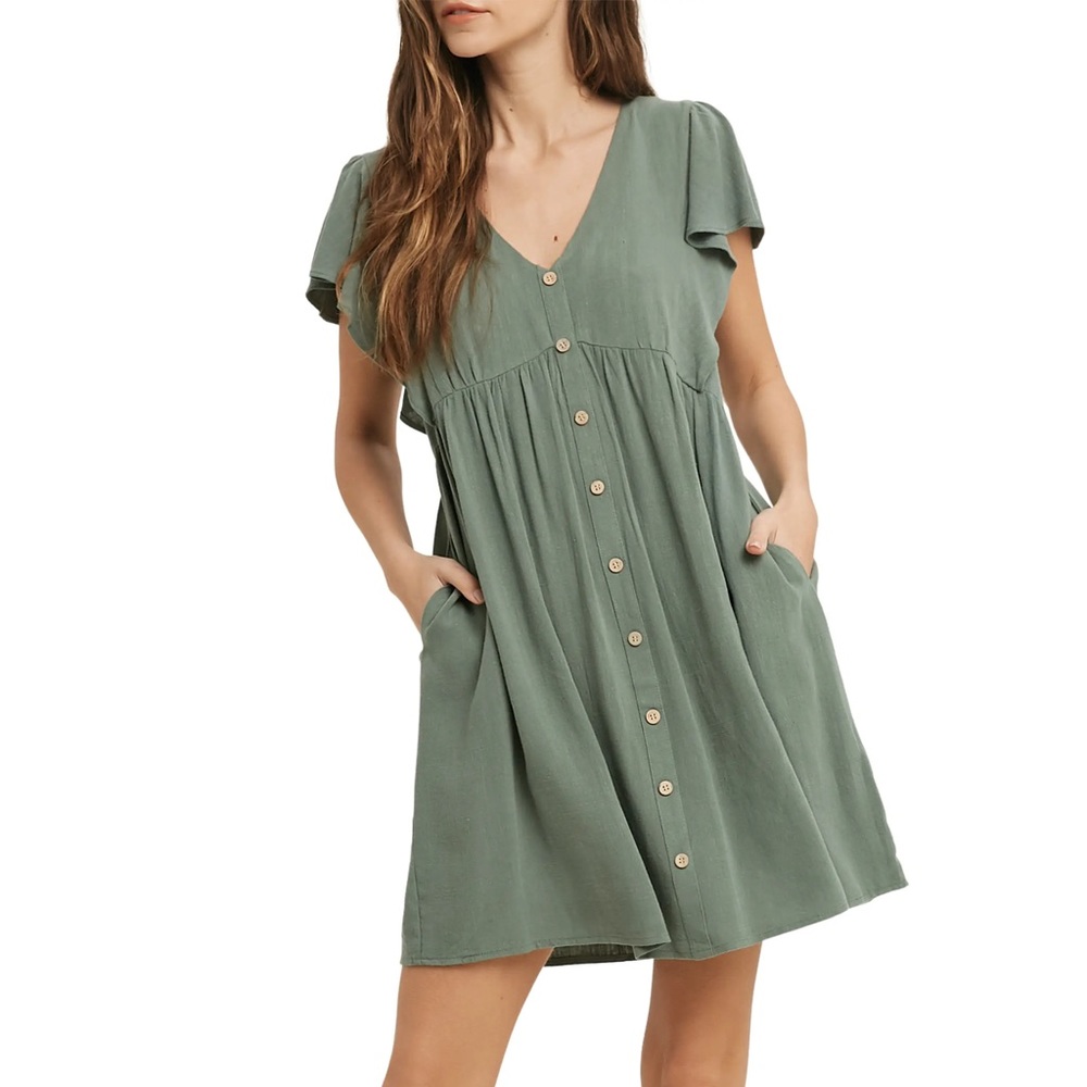 Flutter Sleeve Dress